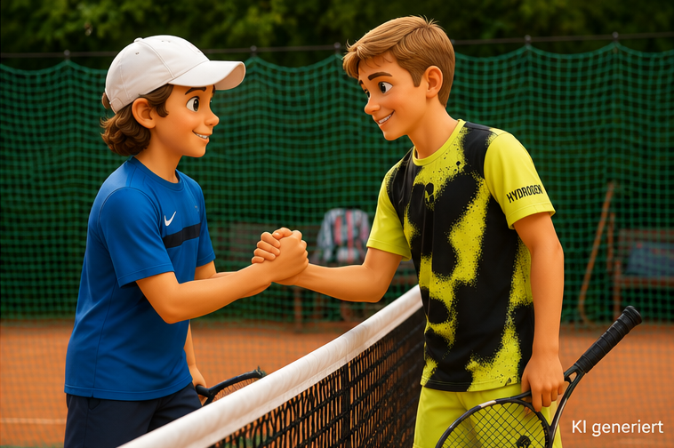 02_Tennis_Handshake_KI_generiert 02_Tennis_Handshake_KI_generiert