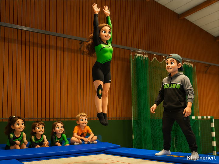 03_Trampolin_Turnerin_KI_generiert 03_Trampolin_Turnerin_KI_generiert