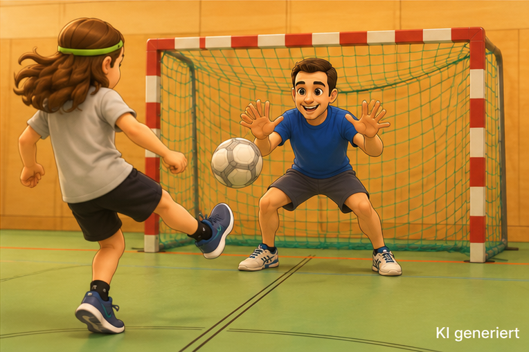 04_Torschuss_3D_Avatar_KI_generiert 04_Torschuss_3D_Avatar_KI_generiert