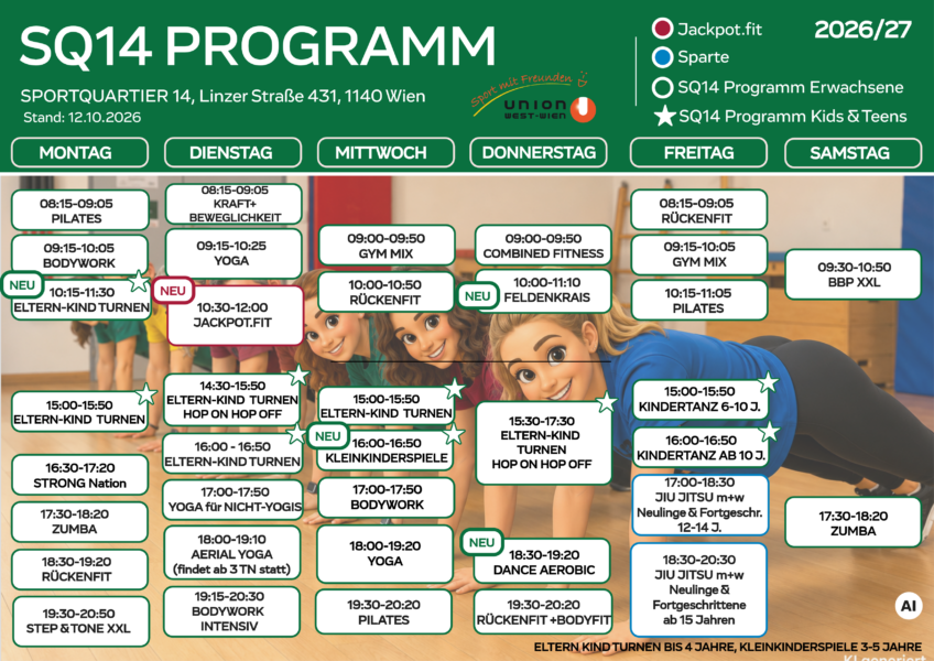 SQ14 Gymnastikprogramm_2627_Auflistung aller Einheiten unterhalb SQ14 Gymnastikprogramm_2627_Auflistung aller Einheiten unterhalb