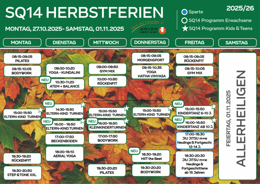 SQ14 Herbstprogramm 2025