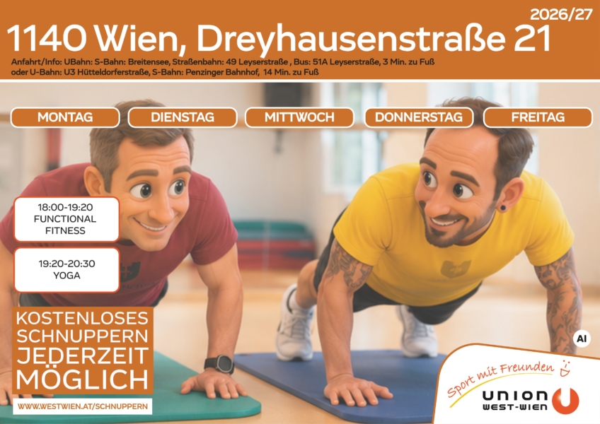 Stundenplan Dreyhausengasse_Auflistung aller Einheiten unterhalb