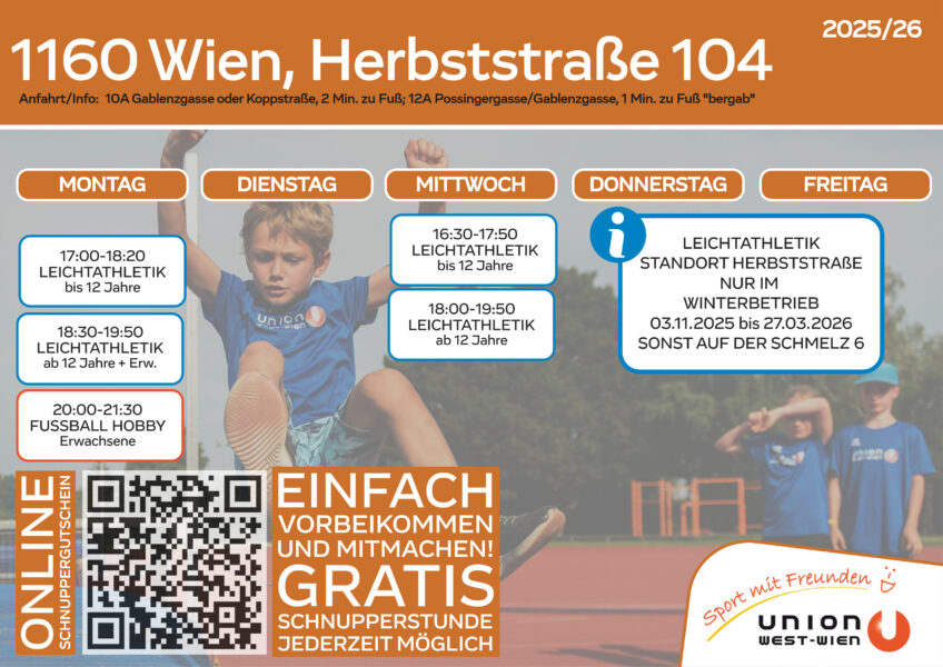 Stundenplan Herbststraße 2025_26 Auflistung aller Einheiten unterhalb