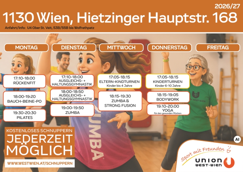 Stundenplan Hietzinger Haupt_Auflistung aller Einheiten unterhalb