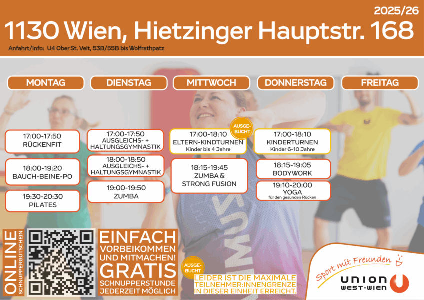 Stundenplan Hietzinger Hauptstr 2025_26 Auflistung aller Einheiten unterhalb