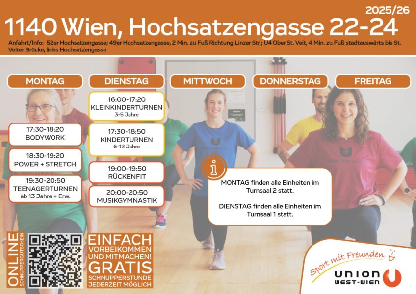 Stundenplan Hochsatzengasse 2025_26 Auflistung aller Einheiten unterhalb