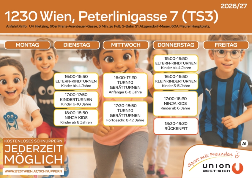 Stundenplan Peterlini TS3_Auflistung aller Einheiten unterhalb