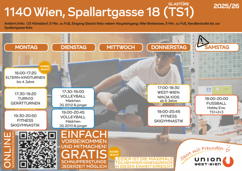 Stundenplan Spallart TS1 2025_26 Auflistung aller Einheiten unterhalb