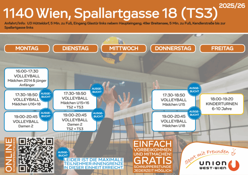 Stundenplan Spallart TS3 2025_26 Auflistung aller Einheiten unterhalb