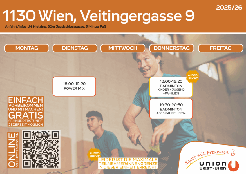 Stundenplan Veitingergasse 2025_26 Auflistung aller Einheiten unterhalb